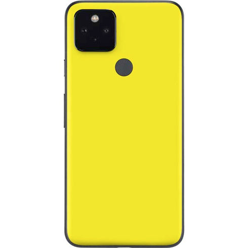 Yellow Solid Google Pixel 4a 5G Skin